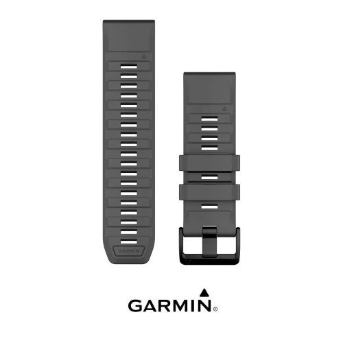 Garmin QuickFit 26mm Graphite Silicone Watch Band