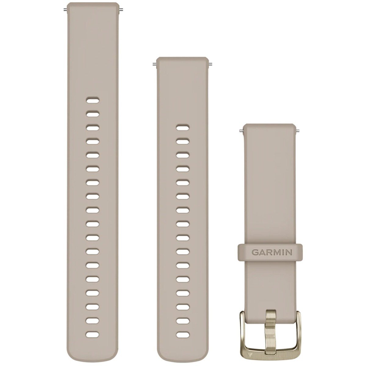 Garmin Quick Release Band 18mm Silicone French Gray/Soft Gold