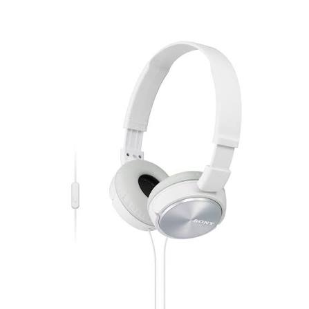 [OUTLET]Headphones Sony MDR-ZX310APW w/Microphone White