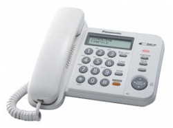 Telephone Panasonic Corded KX-TS580FXW White