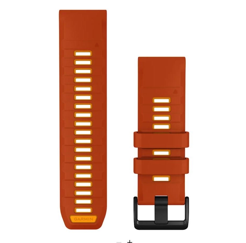 Garmin QuickFit 26mm Autumn Orange/Spark Orange Silicone Watch Band