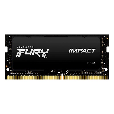 SODIMM Notebook Memory Kingston Fury Impact 16GB CL20 DDR4 3200MHz