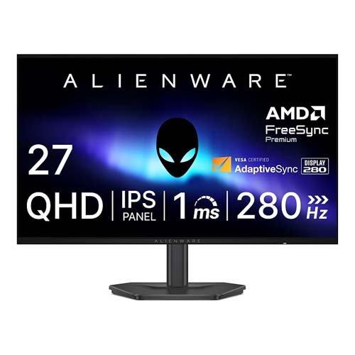 Monitor 27" Dell AW2726DL Alienware Gaming QHD IPS 280Hz 1ms HDMI/DP FreeSync Premium HDR10