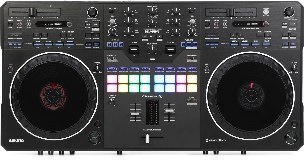 Pioneer DJ DDJ-REV5 Scratch-style 2-channel DJ Controller