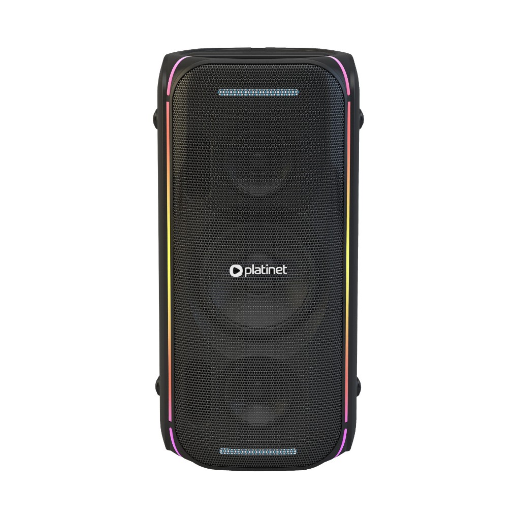Speaker Platinet KARAOKE 70W Rechargeable w/Bluetooth, Mic, RGB LED