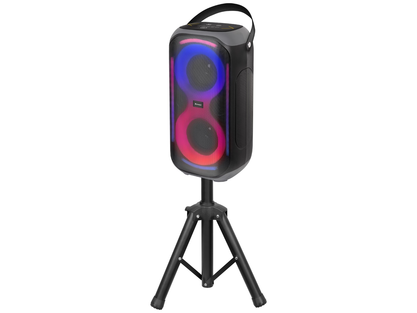 Speaker Trevi XFM 225 W KARAOKE 50W w/Tripod, BT, microSD, USB, AUX-IN