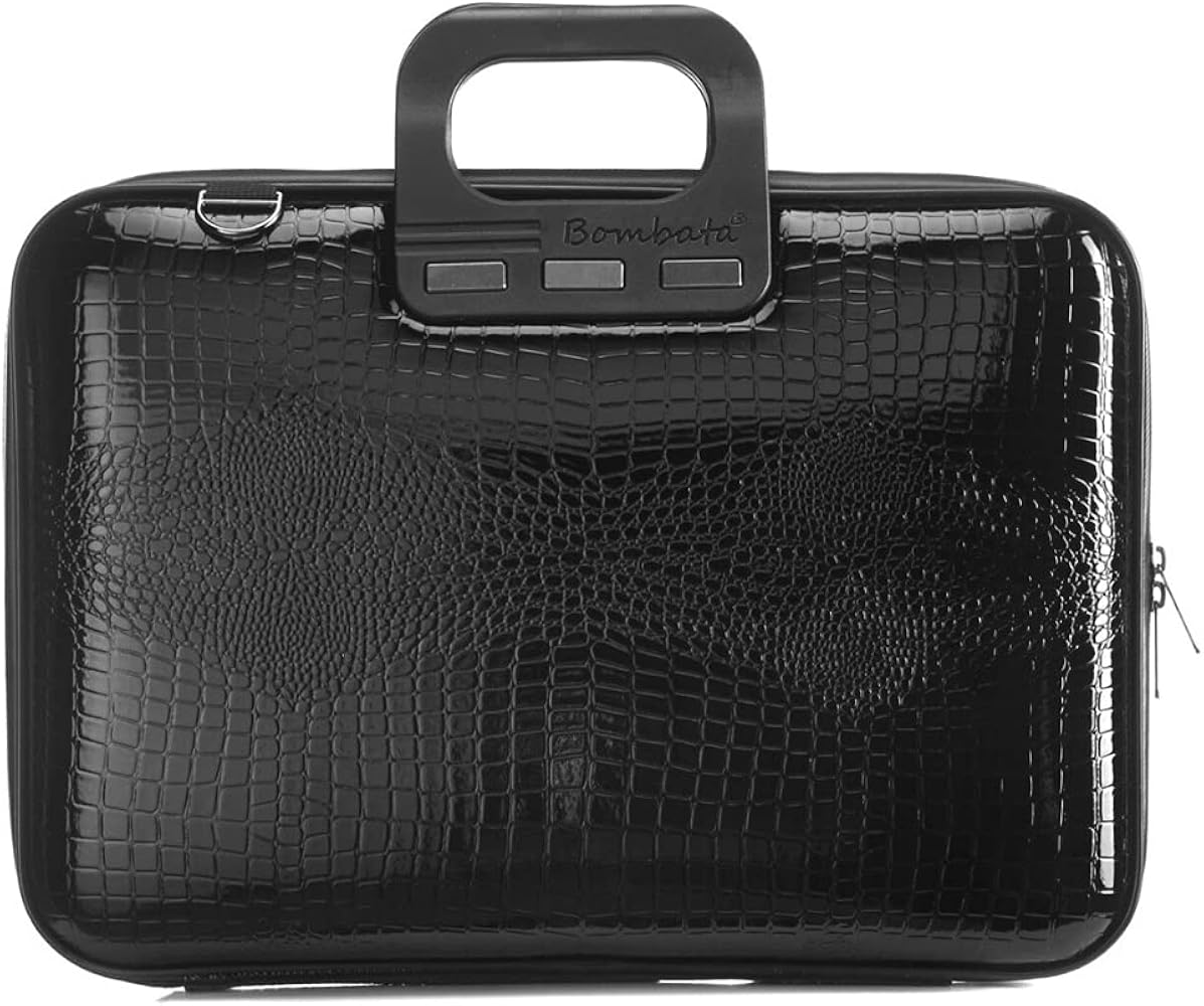 Notebook Bag Bombata Shiny Cocco 15.6" Black