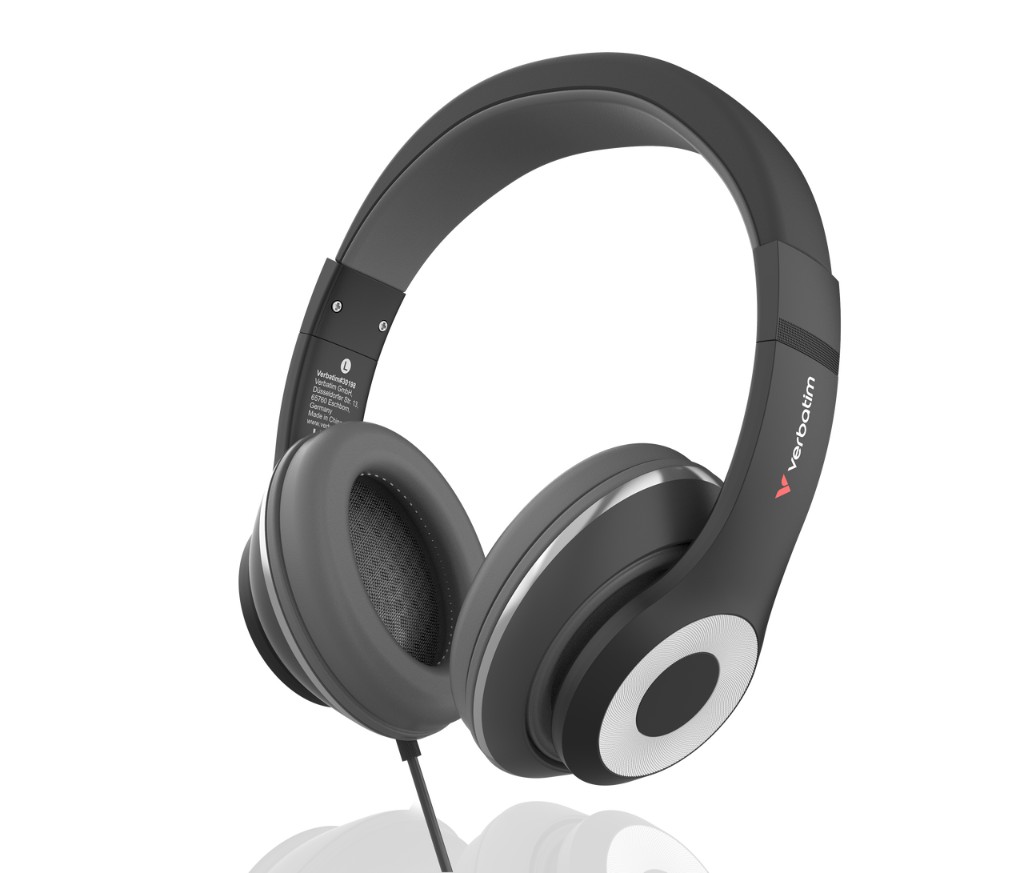 Headphones Verbatim TruSound Type-C Black w/Mic