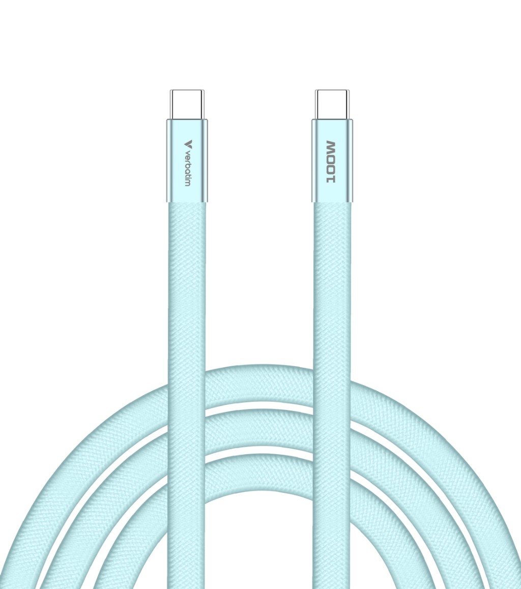 Cable 3.0 USB Type-C to Type-C 1.2m 100W Verbatim SoftTouch Blue
