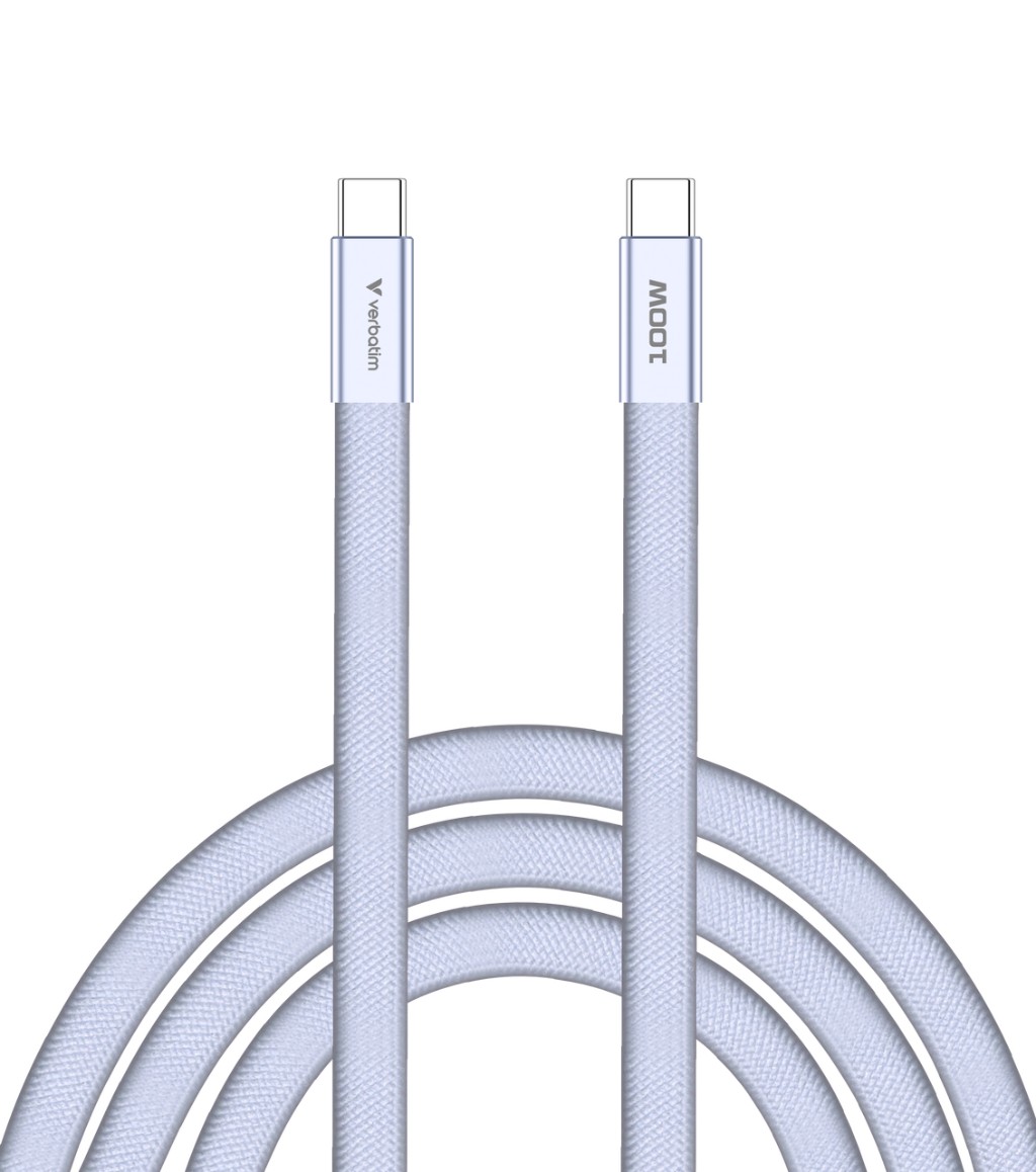 Cable 3.0 USB Type-C to Type-C 1.2m 100W Verbatim SoftTouch Purple
