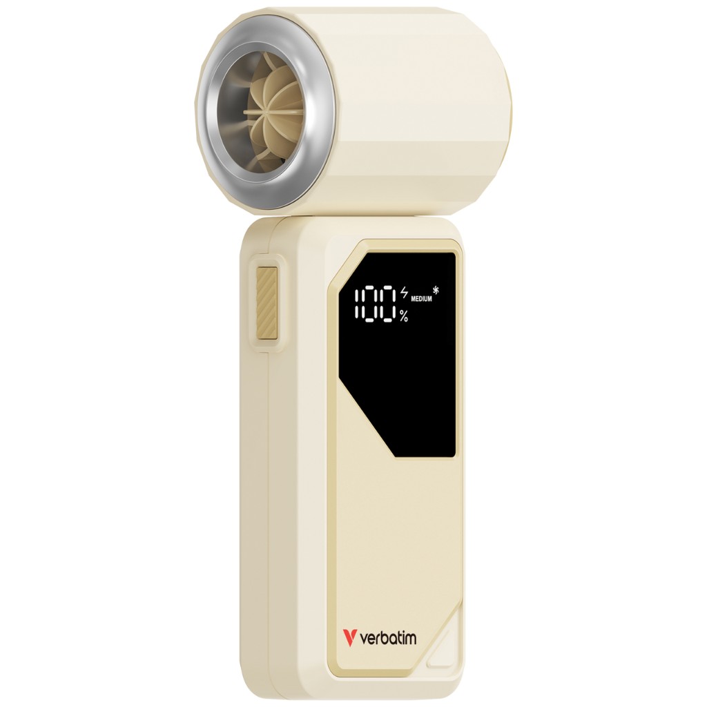 Handheld Fan Verbatim Cool 'n' Go AirJet White/Silver