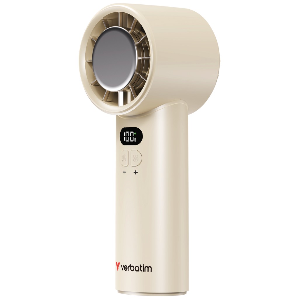 Handheld Fan Verbatim Cool 'n' Go IceTouch White/Silver