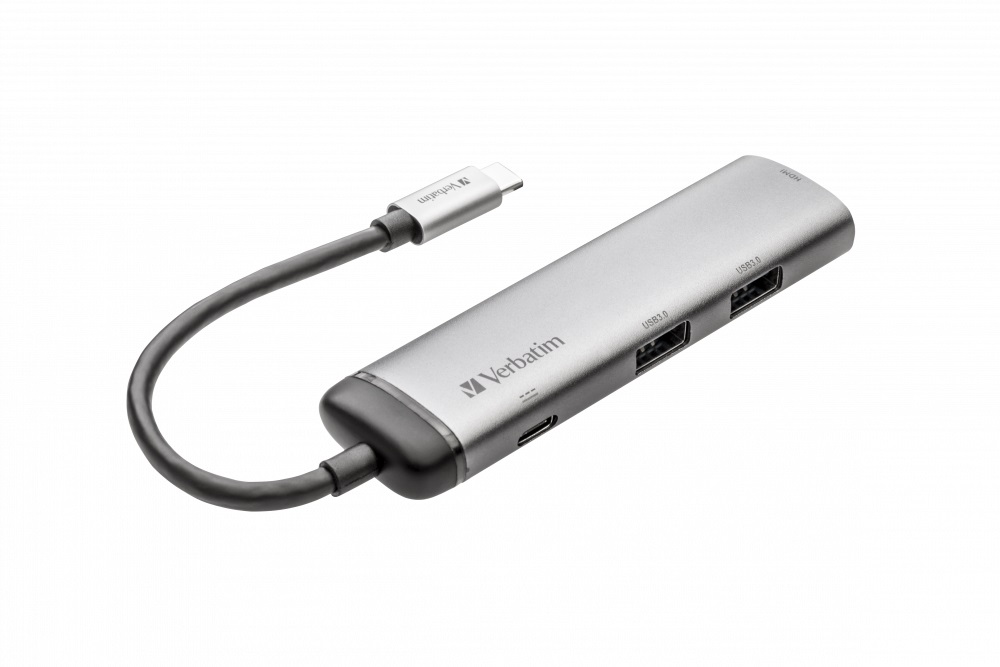 USB Hub Verbatim Type-C Multiport 2xUSB 3.0/HDMI/USB-C