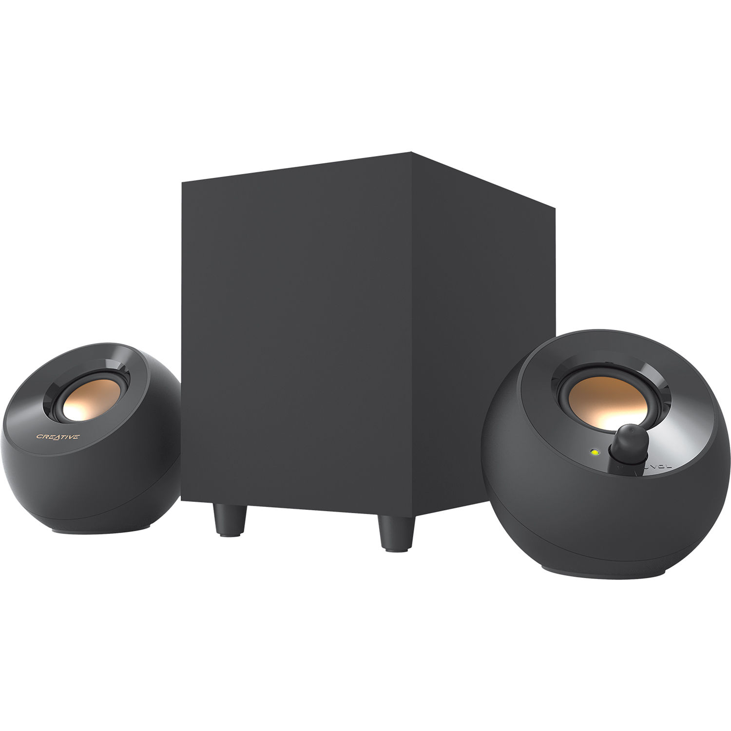 Speakers 2.1 Creative PEBBLE PLUS USB Black