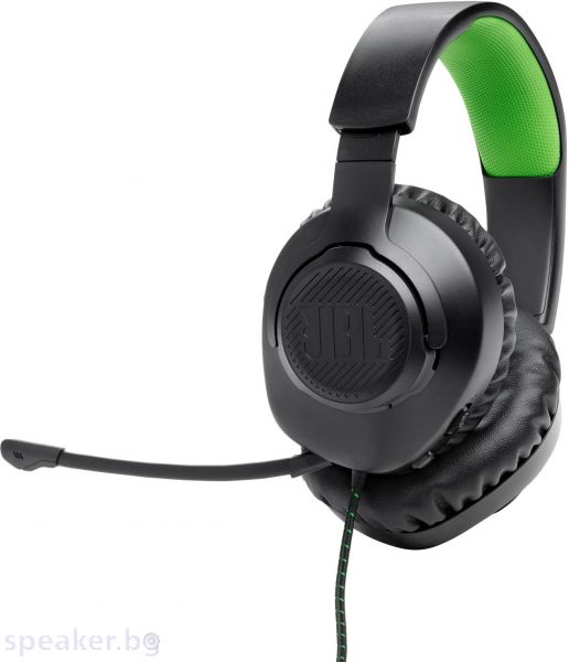 Headphones JBL Gaming Quantum 100X for Xbox Headset BlackGreen w/micr.