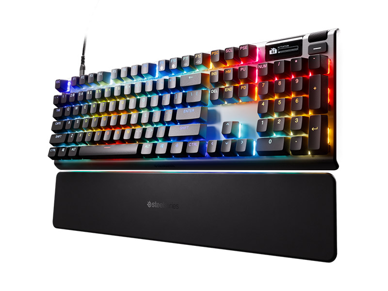 Keyboard SteelSeries Apex PRO Gen 3 Mechanical Gaming OmniPoint Adjustable Switch, OLED, Type-C