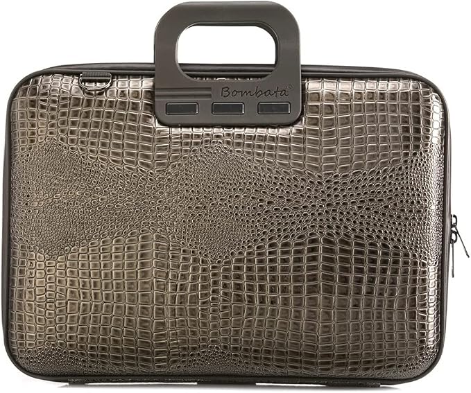 Notebook Bag Bombata Shiny Cocco 15.6" Silver Antracite