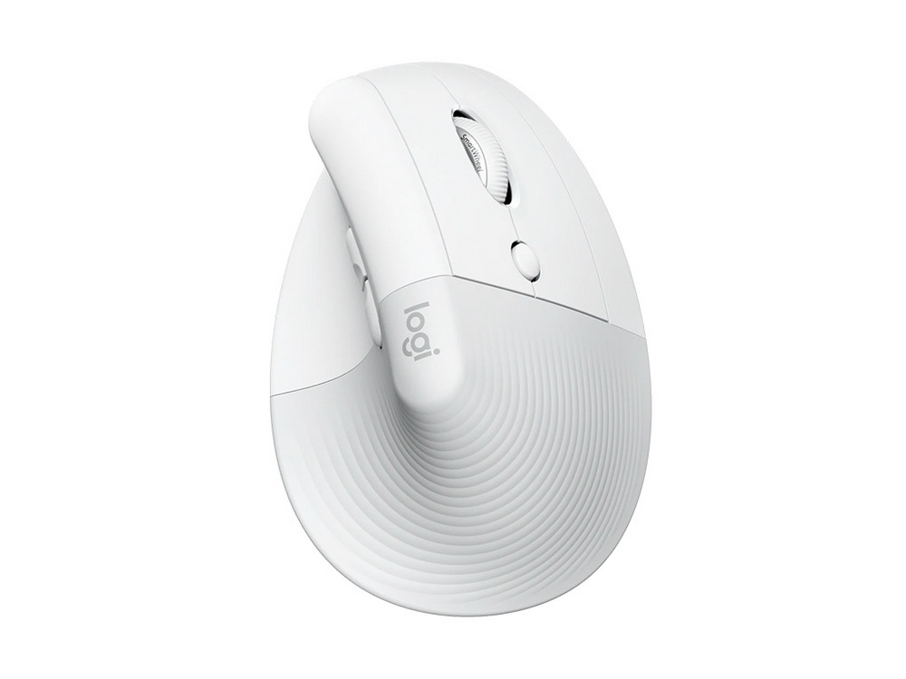 Mouse Logitech Wireless Lift Vertical Ergonomic White Mac