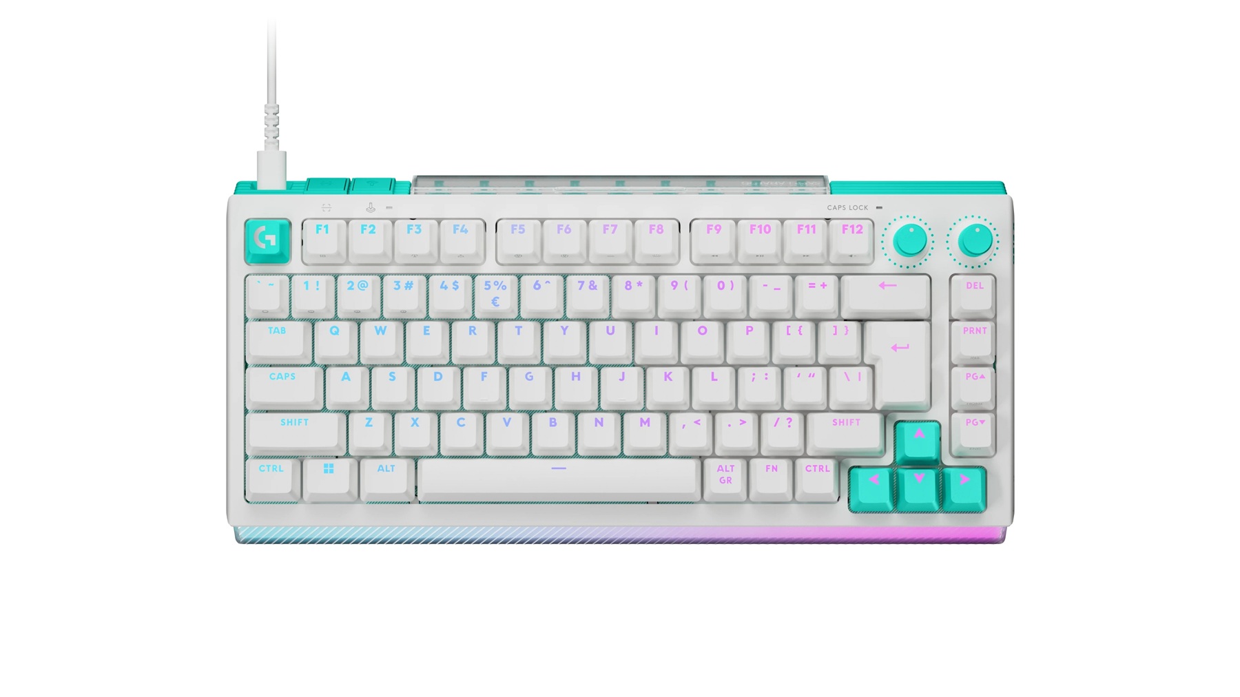 Keyboard Logitech Gaming G512 X 75 Wireless RGB Mechanical Tactile White