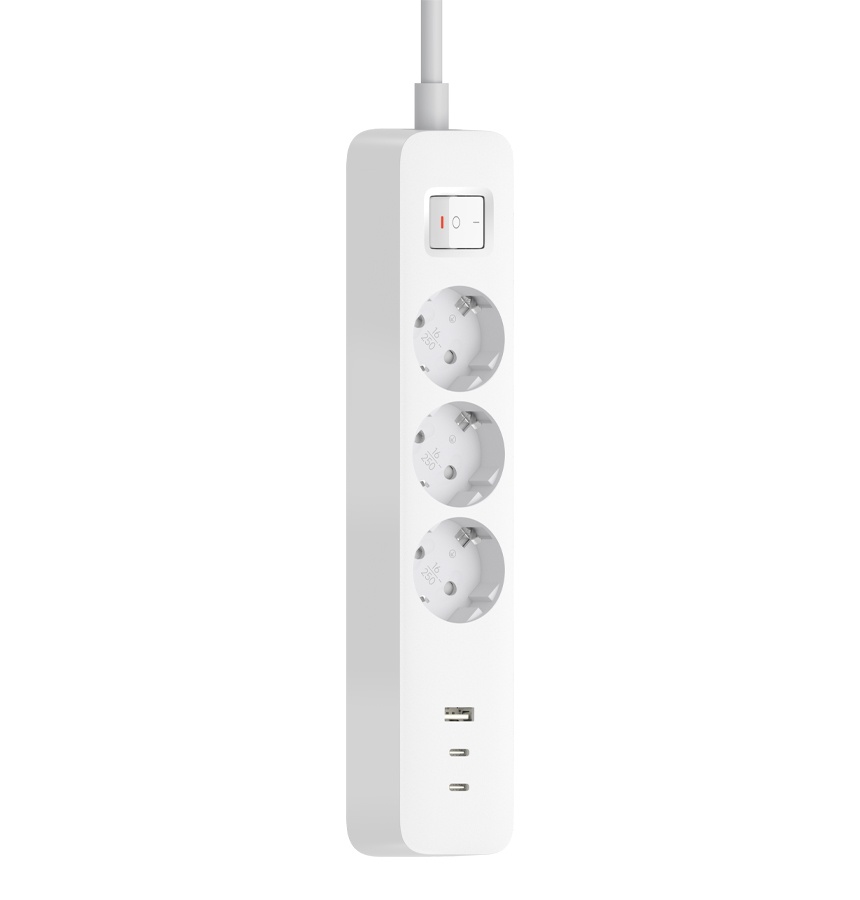 Xiaomi Power Strip 20W 3xAC Outlets/2xUSB-C/1xUSB-A