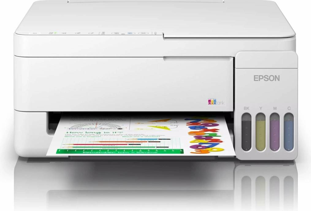 Epson L3356 Inkjet w/ Eco Tank System (CISS) MFP Wi-Fi & AirPrint White