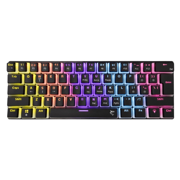 Keyboard White Shark Gaming Ashiko 2 RGB Mechanical Blue Switch
