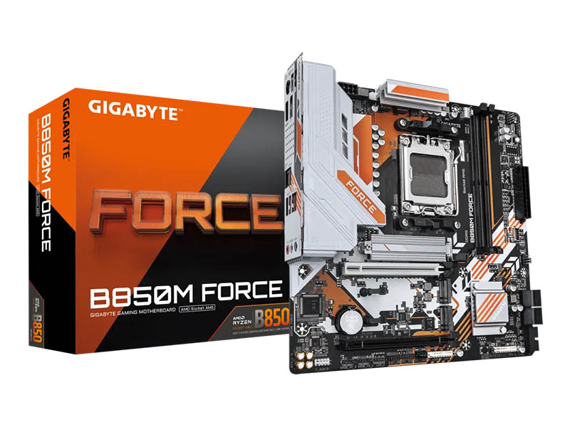 MB Gigabyte B850M FORCE DDR5 AM5 X3D 9600MHz OC/3xM.2/2.5Gbit LAN/USB3.2/Type-C/PCIe 5.0/HDMI/DP