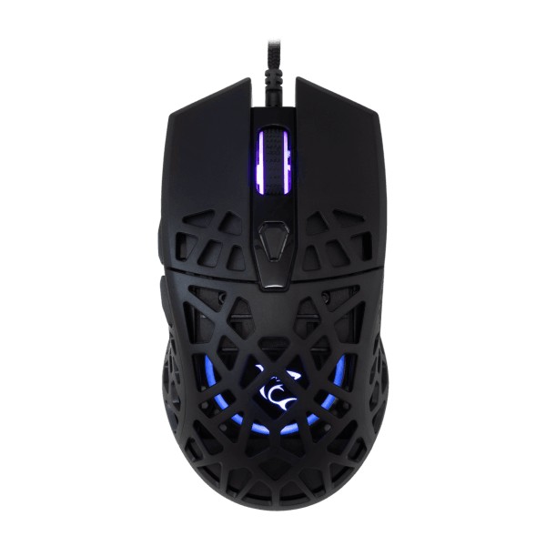 Mouse White Shark Gaming Caradoc 7200dpi RGB Black