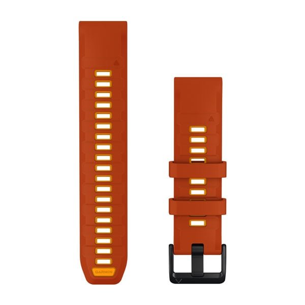Garmin QuickFit 22mm Autumn Orange/Spark Orange Silicone Watch Band