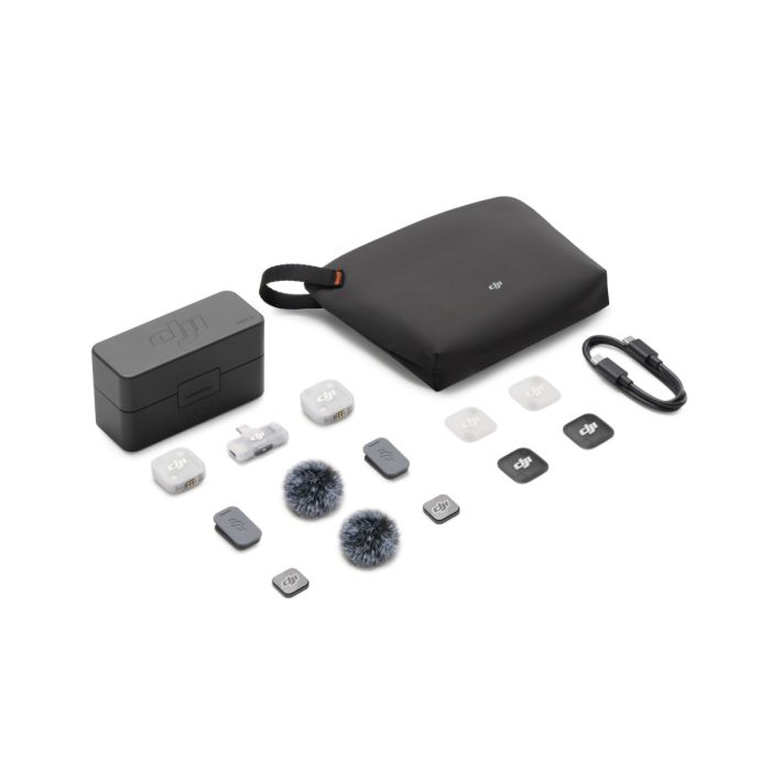 Microphone DJI Mic Mini 2 (2TX + 1 Mobile RX + Charging Case)