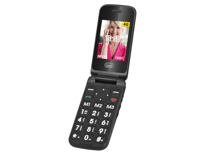 Mobile Phone Trevi Flex Plus 90 4G Flip Black