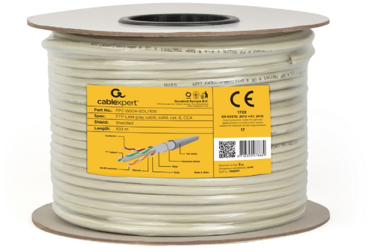 FTP Cable Cat6 305m Solid Gembird