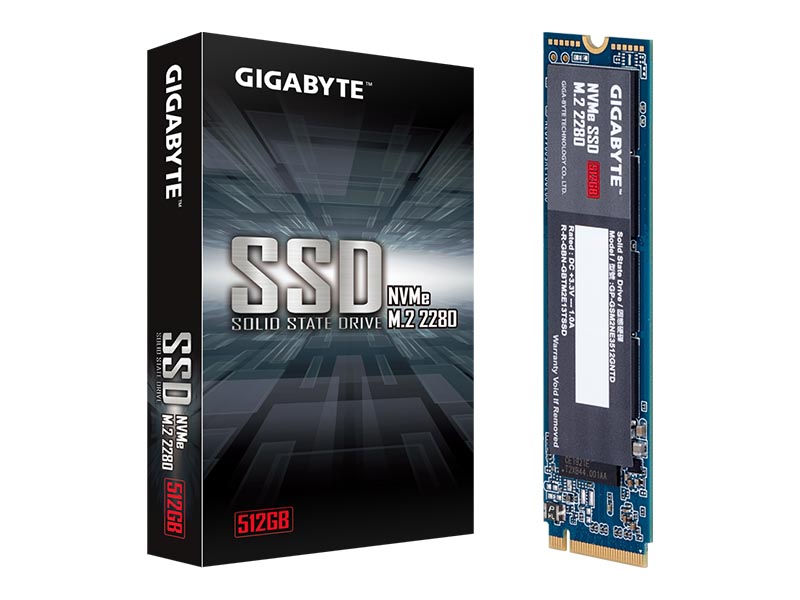 SSD M.2 2280 Gigabyte NVMe 512GB PCIe 3.0 x4 1900/1200 MB/s