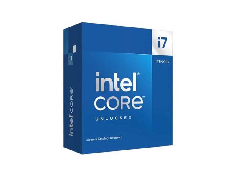 CPU Intel Core i7-14700KF Raptor Lake 20-Core E2.5GHz/P3.4GHz LGA1700 33MB BOX w/o Graphics/Cooler