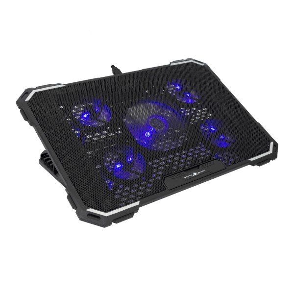 Notebook Stand White Shark ICE-GHOST up to 17.3" 5x LED Fans Gaming