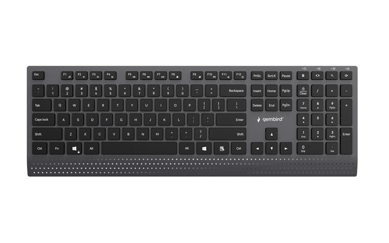 Keyboard KB-MCH-06 Multimedia USB/Type C Black