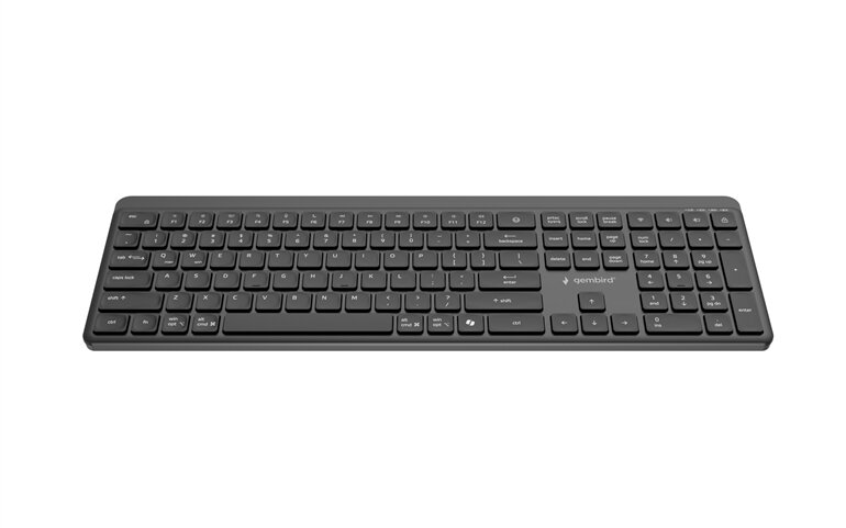 Keyboard Gembird KB-WPS-03 Business Slim Dual Mode Wireless/Bluetooth