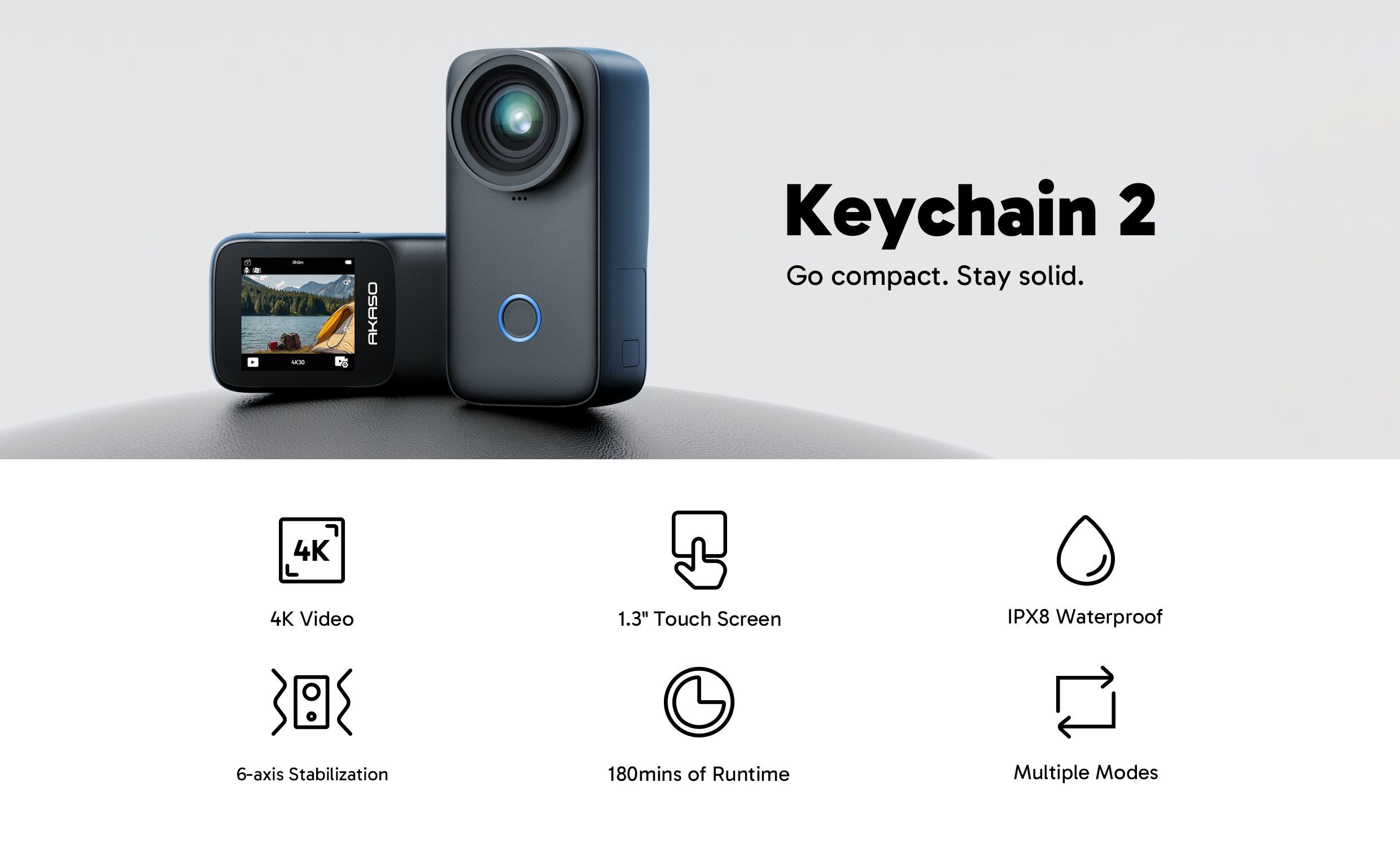 Action Camera AKASO KeyChain 2