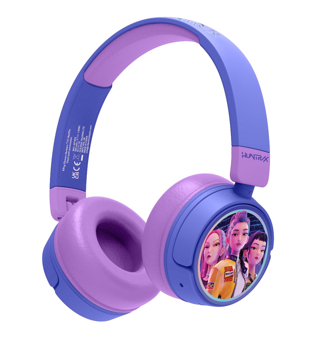 Headphones OTL Kids K-Pop Demon Hunters Bluetooth - Purple