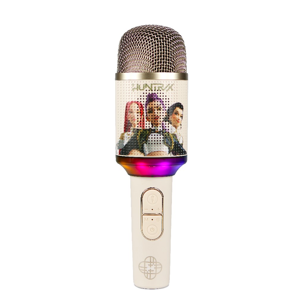 Microphone Bluetooth Karaoke OTL - KPDH Huntr/x Golden Led Light Up