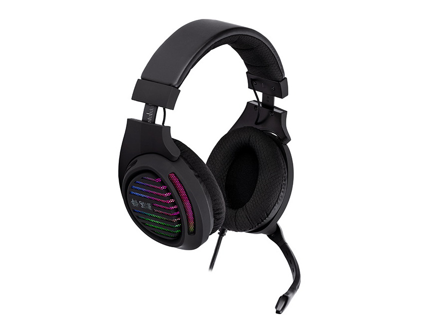 Headphones Tracer GameZone Aligator Gaming RGB Black