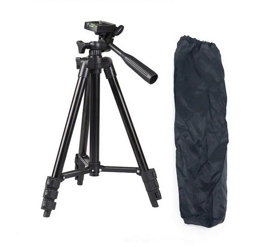 Dig. Camera Tripod LDK 40inch aluminium w/Bluetooth, Bubble Level, Bag Black
