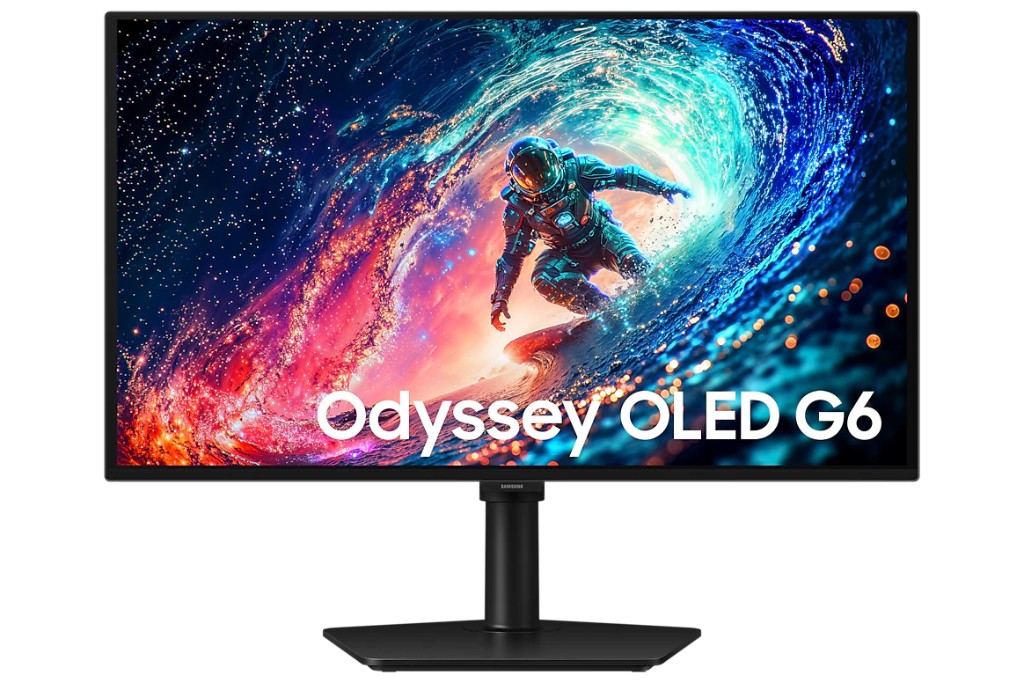 Monitor 27" Samsung LS27HG612SUXEN Odyssey OLED G6 Glare Free 240Hz QHD 2560x1440 240Hz HDMI DP