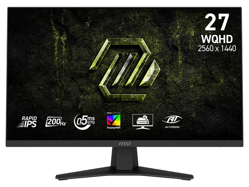 Monitor 27" MSI MAG 274QF E20 Gaming Rapid IPS, 200Hz, 0.5ms, 2560x1440 WQHD, HDMIx2, DP, Tilt, VESA