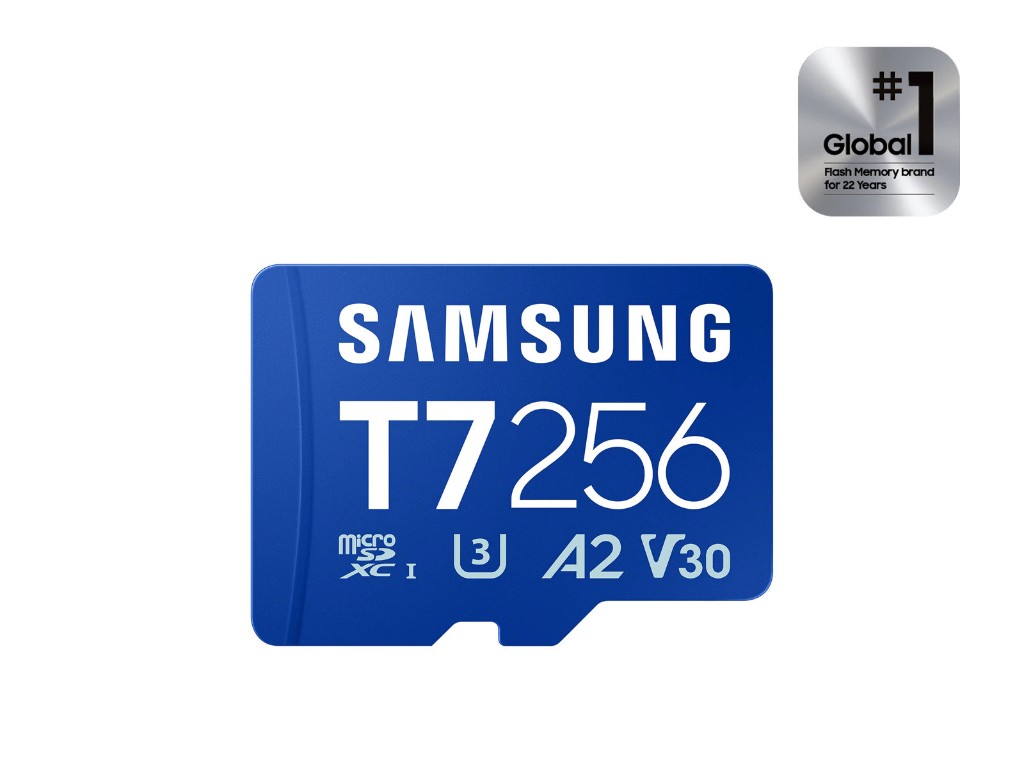 Secure Digital Micro Samsung T7 256GB SDXC cl10 170 MB/s UHS-I U3 V30 A2