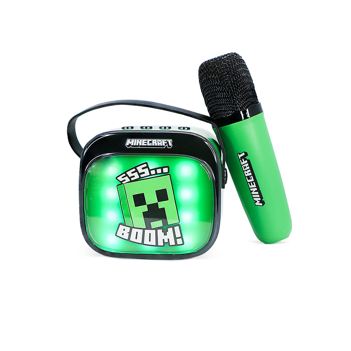 Speaker OTL Minecraft KARAOKE w/BT, Microphone, microSD, AUX-IN, LED RGB