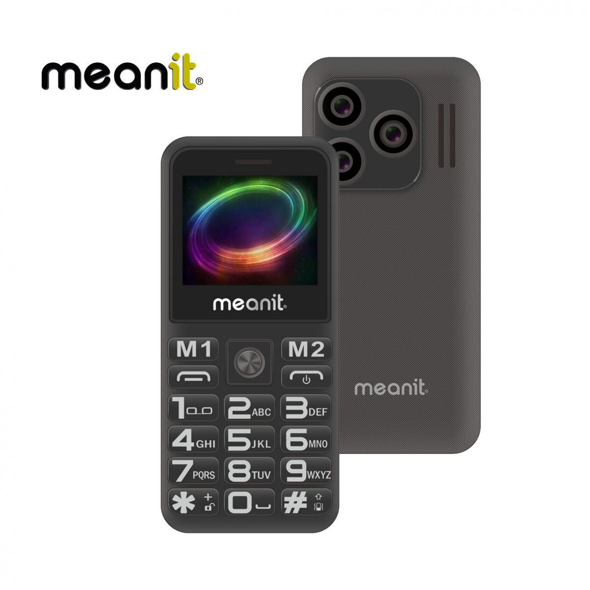 Mobile Phone MeanIT F3 Max Black
