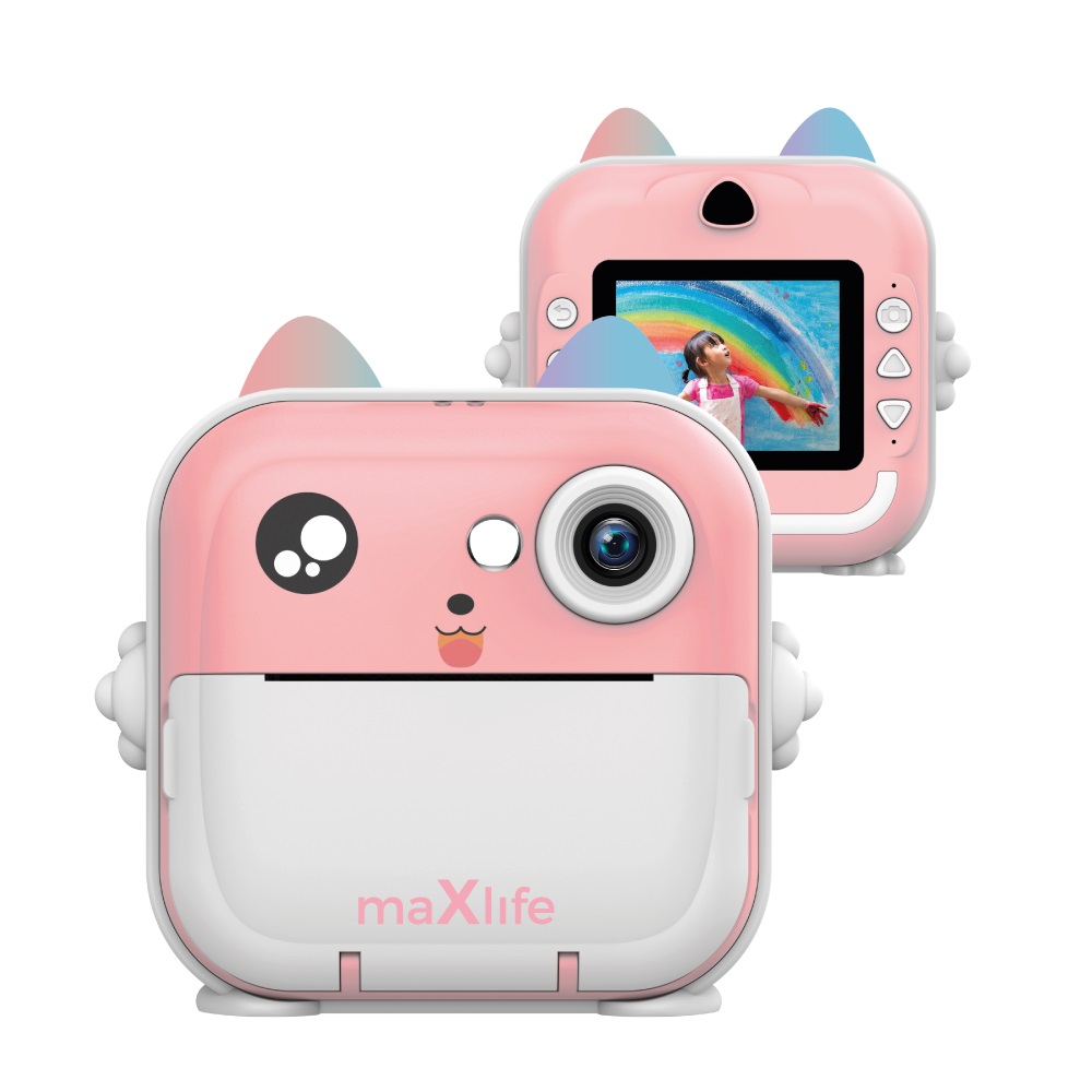 Camera Maxlife Kids MXPC-100 with Thermal printer Pink