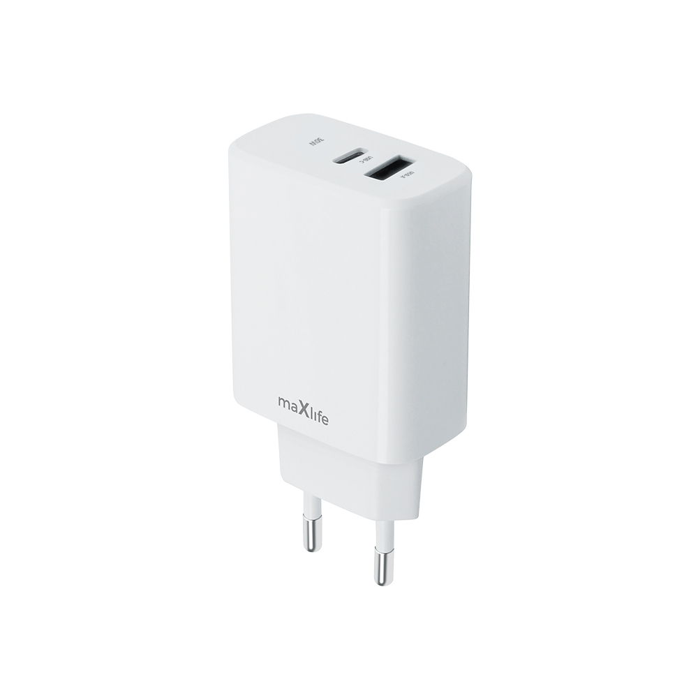 USB Universal Power Charger Maxlife 30W Type-C White