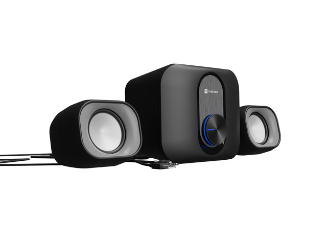 Speakers 2.1 Natec Pug 11W RMS Black